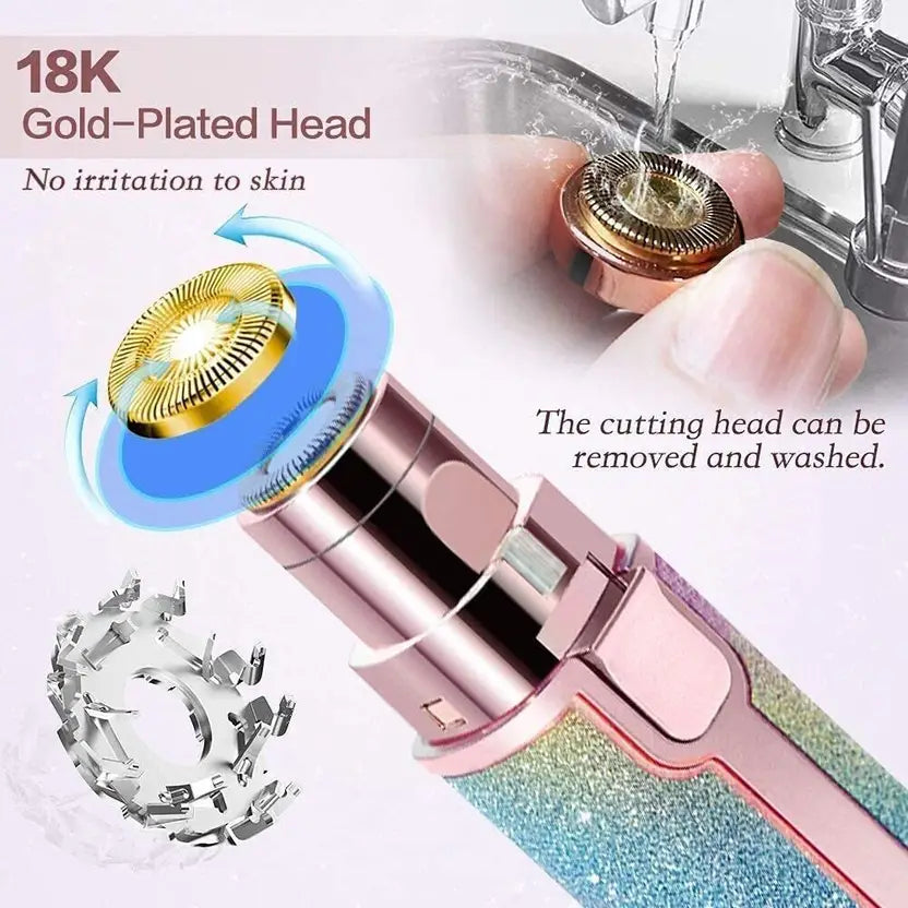 Portable Eyebrow Remover for women Face, Lips, Nose Hair trimmer