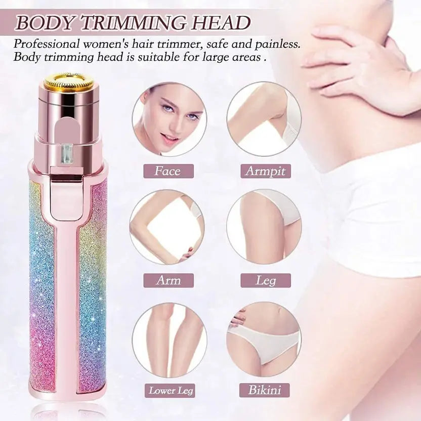 Portable Eyebrow Remover for women Face, Lips, Nose Hair trimmer
